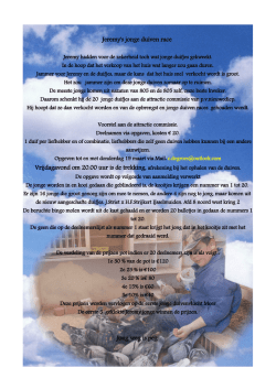 Info race Jeremy - P.V. Nieuwediep