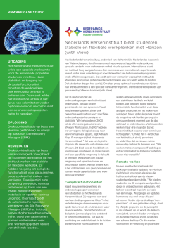 Case Study (NL)