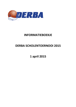 informatieboekje scholentoernooi 2015
