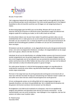 Het Nationaal Artsen-Ziekenfondsen akkoord in voege vanaf 13