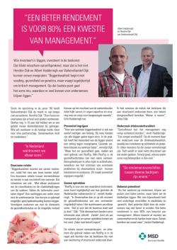 Praktijkervaringen Dijk - MSD Animal Health Nederland | Platform