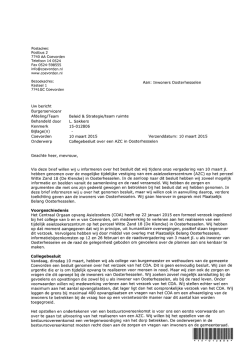 een brief - Gemeente Coevorden