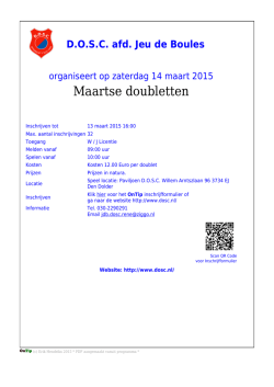 Maartse doubletten