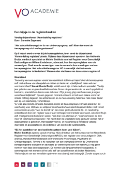 het volledige verslag.