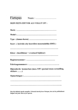 Fietspas
