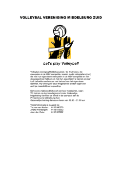 VOLLEYBAL VERENIGING MIDDELBURG ZUID