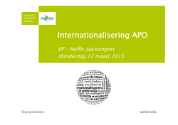 Internationalisering APO