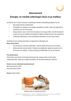 Jaarabonnementen op Ingesproken Oefeningen
