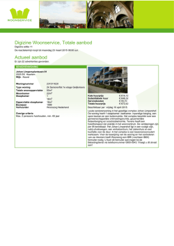 Digizine Woonservice, Totale aanbod Actueel aanbod