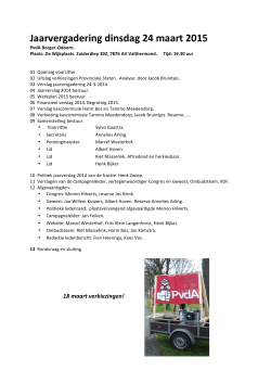 Jaarvergadering+dinsdag+24+maart+2015+ - Borger-Odoorn