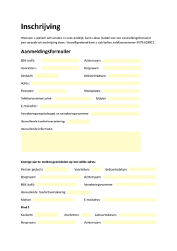 hier het formulier