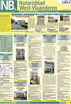 Het Notarisblad West-Vlaanderen - Passe