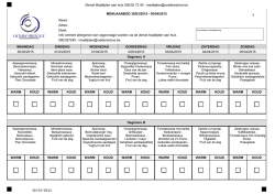 Dienst Maaltijden aan huis 050/32 72 40