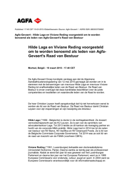 Hilde Laga en Viviane Reding voorgesteld als leden van Raad