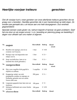 Heerlijke voorjaars traitteurs