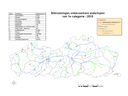 Overzicht slibruimingen 2015