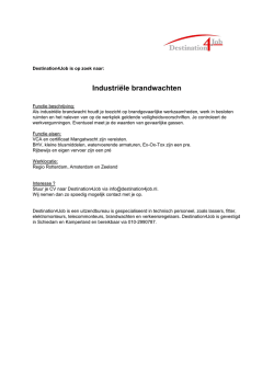 Industri&euml;le brandwachten