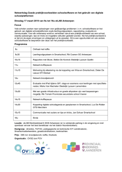 Het volledige programma vind je in bijlage.
