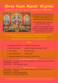 HIER - Shree Raam Mandir Wijchen