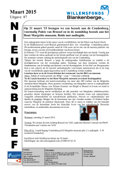 info - Willemsfonds Blankenberge