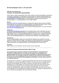 Informatieberichten