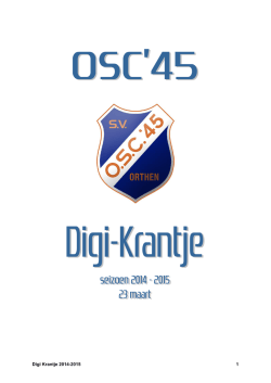 Het DIGI-krantje O