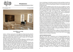 Het actuele Weeknieuws lezen. - Evangelische Broedergemeente