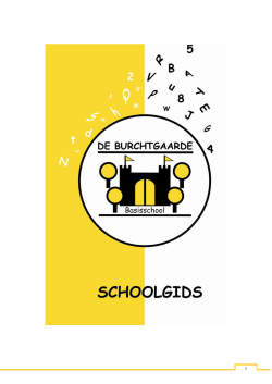 Schoolgids 2014-2015 - Kbs De Burchtgaarde