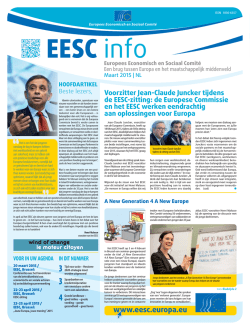 EESC European Economic and Social Committee