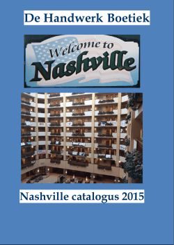 Nashville catalogus deel 1