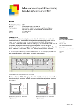 hier het advies - Adviescommissie praktijktoepassing