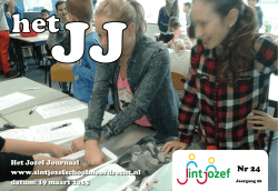 Jozef Journaal 26-24 d.d. 19 maart 2015