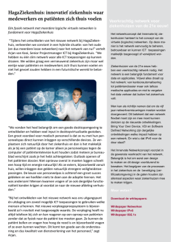 HagaZiekenhuis: innovatief ziekenhuis waar