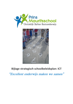 Ictplan - Prins Mauritsschool
