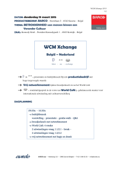 WCM Xchange België