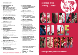 GLUREN BIJ DE BUREN - Stichting Kunst en Cultuur de Bilt
