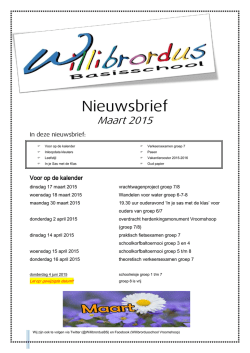 Januari 2015 - Willibrordus