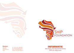 INFORMATIE - Ship Foundation