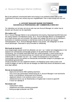 Jr. Account Manager Marine (fulltime)