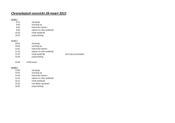 Indeling