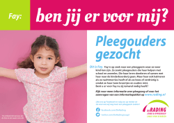 Kijk voor meer informatie over pleegzorg of voor het