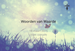 hier het schriftje - Woorden van Waarde