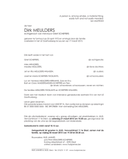Dirk MEULDERS
