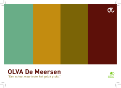 Welkom op de website van OLVA De Meersen!