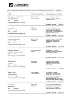 Lijst gecertificeerde bedrijven (PDF, 42.23 Kb)