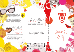 juli / augustus / september 2014 - Vrijstaat-O