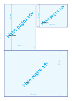 Halve pagina adv Hele pagina adv