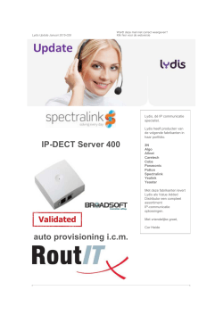 IP-DECT Server 400 auto provisioning i.c.m.