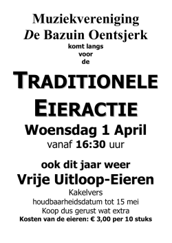 Eieractie De Bazuin