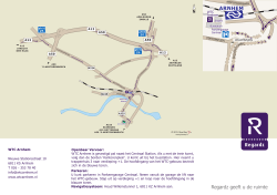 routekaart - Regardz WTC Arnhem
